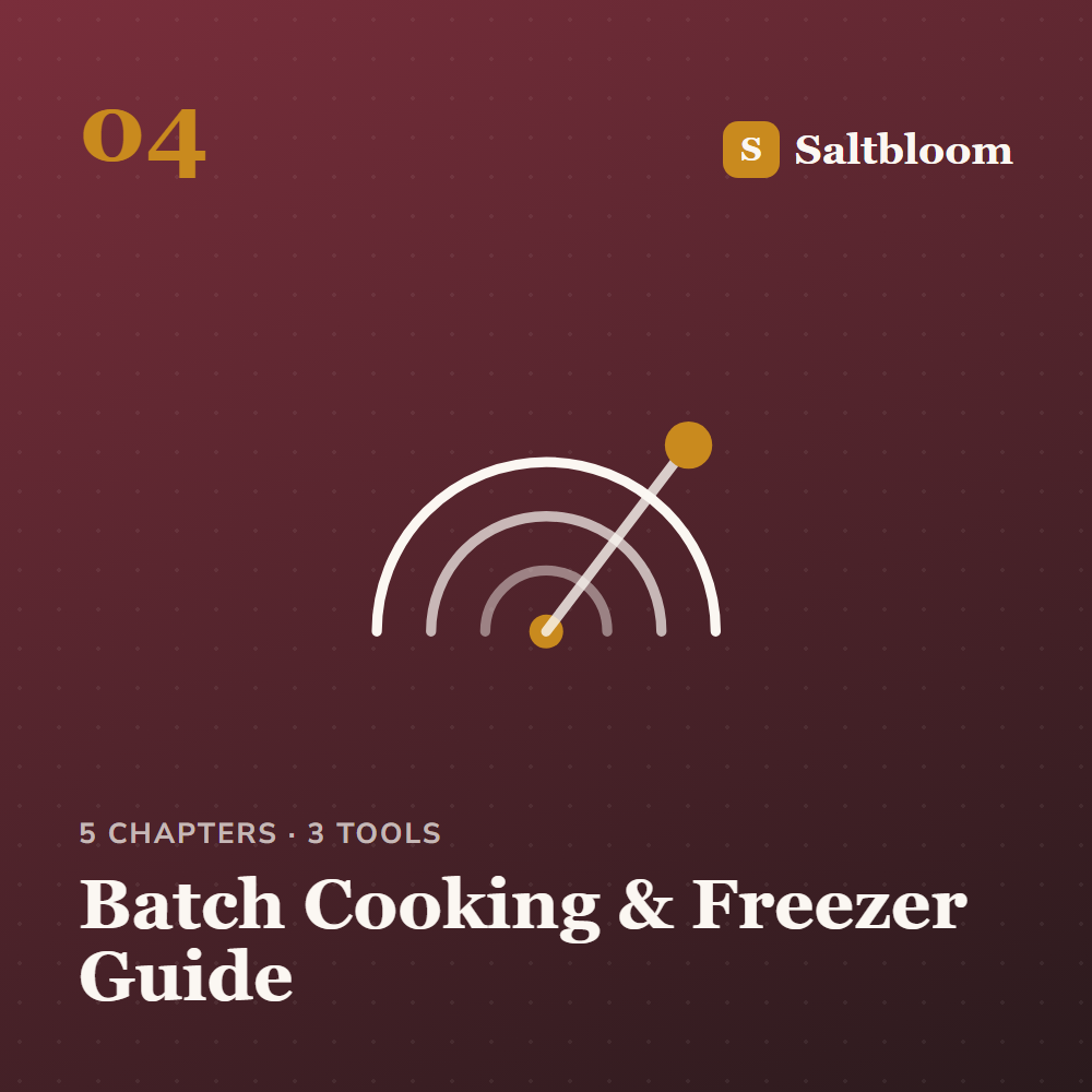 Batch Cooking & Freezer Guide cover