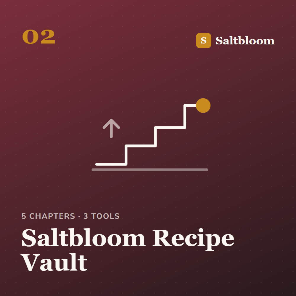 Saltbloom Recipe Vault cover